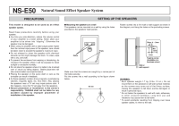 Yamaha NSE-50-Owners-Manual 